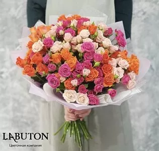 Букет из кустовых Роз 11 шт.